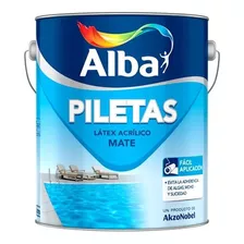 Pintura Latex Al Agua Para Piletas Piscinas 4lt Alba Pintumm