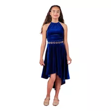 Vestido De Niña De Gamuza Ideal Para Fiestas Matrimonio N028