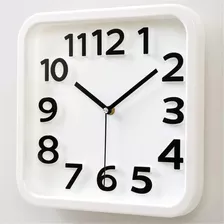 Reloj De Pared Cuadrado Grandes 30cm Analógico Moderno