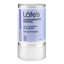 Desodorante Lafe´s Cristal Sem Alumínio 120g 100% Natural Fragrância Sem Fragrância