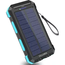 Yelomin - Cargador Solar De 30000 Mah, Banco De Energía Sola