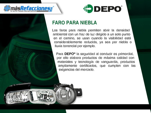 Faro Para Niebla Derecho Depo Ml320 Del 2007 Al 2009 Foto 6