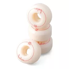 Ruedas Baker - Cursive 53 Mm Blanco