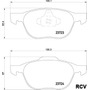 Balatas Disco  Delantera Para Volvo V50  2.4l 2009