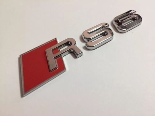 Emblema Logo Para Cajuela Audi Rs1 Rs6 Rs7 En Cromo  Foto 2