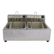 Fritadeira Industrial Equipamentos Inox 10 L Prata 220v