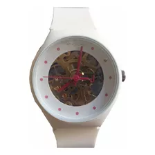 Reloj Atypical Blanco Con Rosa