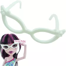 Óculos Branco Para Boneca Monster High Ghoulia Yelps 