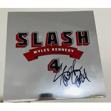 Slash Guns N Roses Lp Vinil Autógrafo Raro 2024 Original