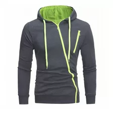 Sudadera Deportiva Hombre Moda De Calidad Con Cierre Hoodie