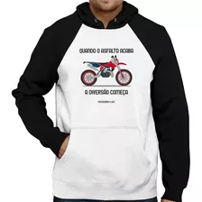 Moletom Motocross 4 Life Blusa Frio