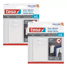 Pack 2 Blíster Adhesivo Tesa Papel Mural Pared Yeso 2kg