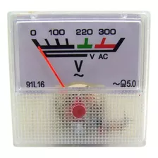 1-voltímetro Analógico 0-300v Ac Painel Indústria 91l16