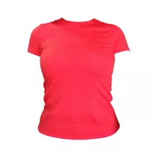 Remera Mujer Escote Cerrado Manga Corta Modal Con Lycra Mc