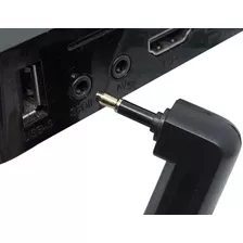 Conector Adaptador Cabo Óptico Toslink 90 Graus Curva L