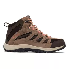 Bota Columbia Crestwood Mid Wp Feminina - Mr/rs