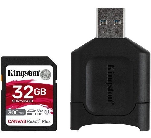Sd Kingston 32gb Canvas 300mb/s Uhs-ii + Leitor + Nfe 