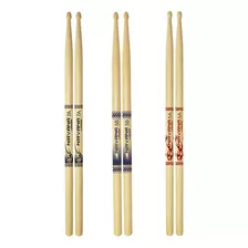 Kit 3 Pares Baqueta Bateria Liverpool Nirvana Eco 7a 5a 5b