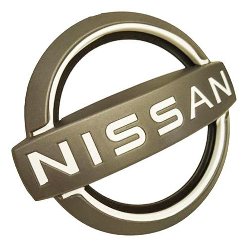 Emblema Parrilla Nissan Frontier Np300 2023 Gris/blanco Foto 6