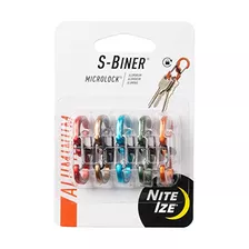 Sbiner Microlock De Aluminio, Mosquetón Candado Llaver...