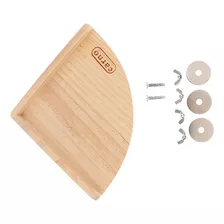 Plataforma Perchera De Madera Natural Para Hámster Jerbo [ru