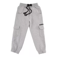 Pants De Niño Felfa Joggers Bolsas Cargo Tallas 2-12 Xr28