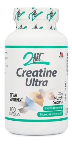 Creatina Ultra 2 Fit 1200 Mg 100 Capsulas Importada Proteina