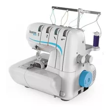 Máquina De Coser Overlock Lumina Point 4 Hilos Celeste