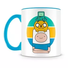 Xicara Desenho Hora Da Aventura Adventure Time Presente