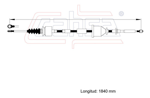 Cable Selector Velocidades Para Dodge Intrepid 1994 3.5l  Foto 2