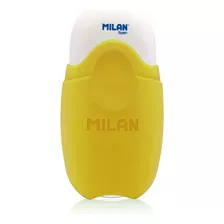 Goma De Borrar Milan Blanca Con Funda / Modelo 1012