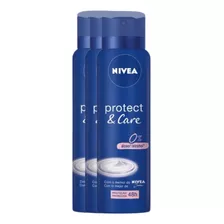 3 Desodorante Feminino Nivea Protect & Care 48h 150ml