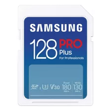 Tarjeta De Memoria Samsung Pro Plus 128gb - Sdxc 180 Mb/s 4k