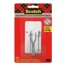 Gancho Adesivo Multiuso Vassoura Rodo Scotch 3m Até 3,5kg