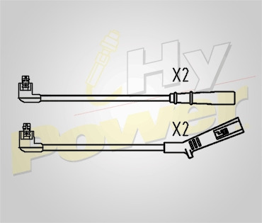 Jgo Cables Buja Epdm Para Toyota Starlet 1.3l 4cil 1988 Foto 2