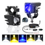 7'' Faro Led Universal Refacciones Moto Rgb Ojo De Angel