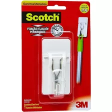 Gancho Adesivo Scotch 3m Para Utensílios Suporta Ate 3,5kg