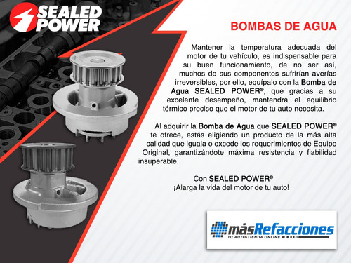 Bomba Agua Chevrolet Cargo Van V6 4.3l 03 Al 04 Sealed Power Foto 4