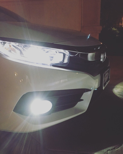 Kit Focos Led Luz Baja + Alta + Nieblas Civic 2016 2018 Foto 2