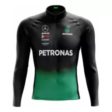 Camisa De Ciclismo Masculina Manga Longa Proteção Solar Mtb