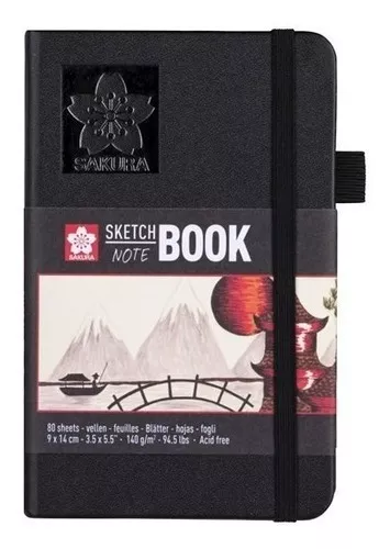  Sakura Sketchbooks 9x14 80 Hojas Lisas Unidad X 1 14cm X 9cm