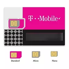 Chip T-mobile Viajes Eeuu México Canadá Sim Internet Datos 