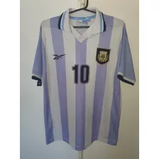 Camiseta Seleccion Argentina Reebok 1999titular #10 Aimar