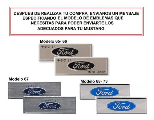 Par De Pisa Alfombras Molduras Estribos Mustang 65 66 67 68  Foto 2