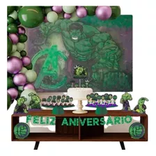 Decoração De Festa Infantil Incrível Hulk 39 Itens