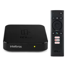 Tv Box Izy Play Full Hd C/ Comando De Voz, Ethernet E Usb