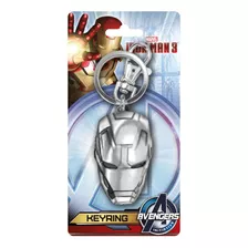 Marvel Iron Man 3 Head Llavero De Peltre