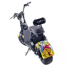 Scooter Moto Elétrica Harley 2000w X9 - Bateria Removível