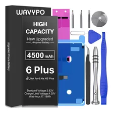 Wavypo Batera Para iPhone 6 Plus, 4500 Mah De Alta Capacidad