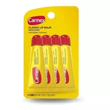 Pack 4 Bálsamos Labiales Carmex Classic Lip Balm Medicated